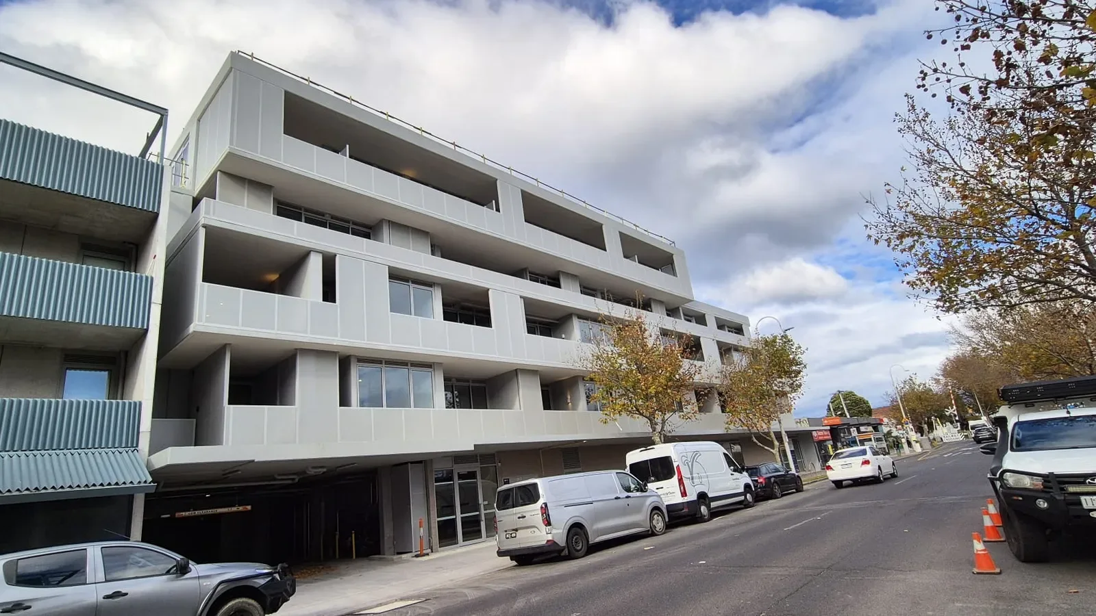85-Apartment Complex, Altona, VIC: laid commercial floor