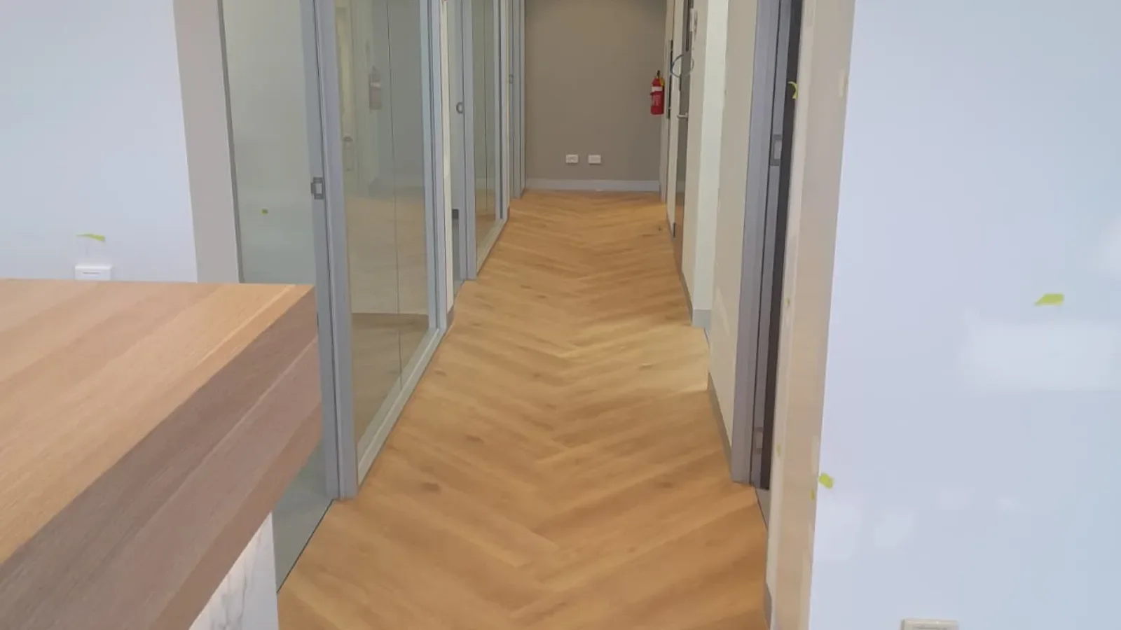 Dental Capital, Oakleigh, VIC: laid commercial floor
