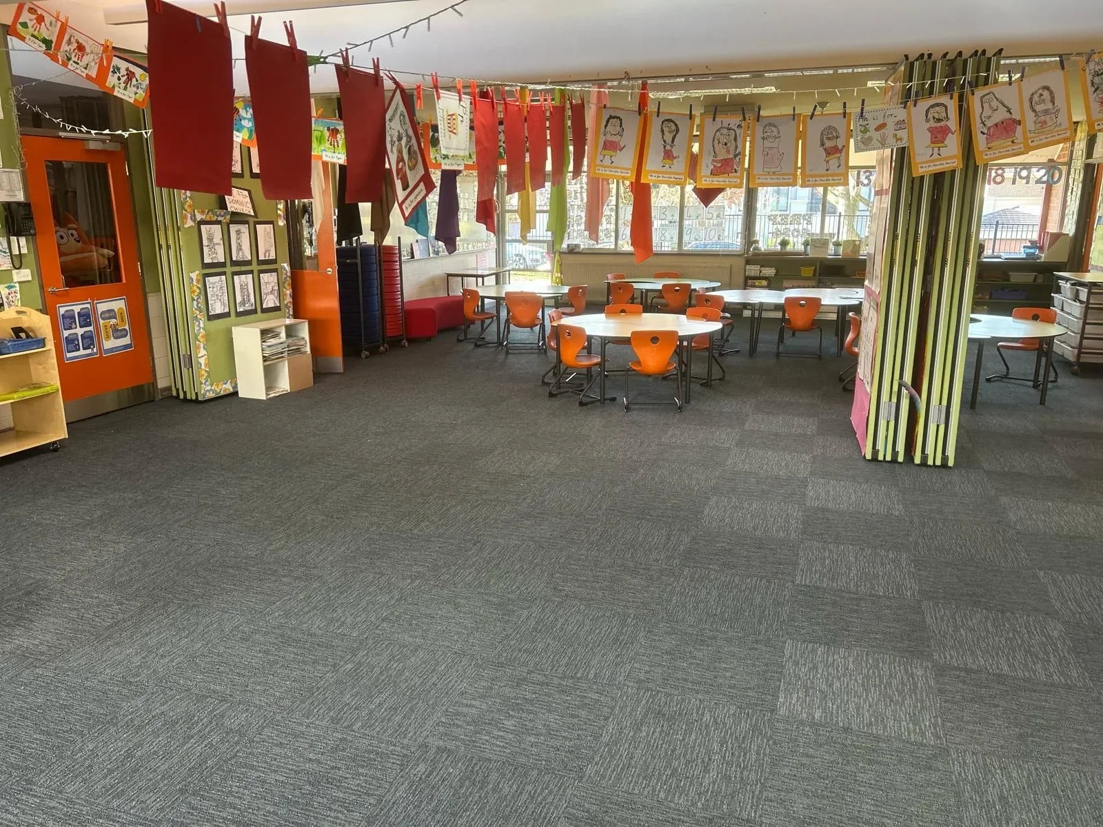 St Dominic's Primary School, Camberwell East, VIC: laid commercial floor