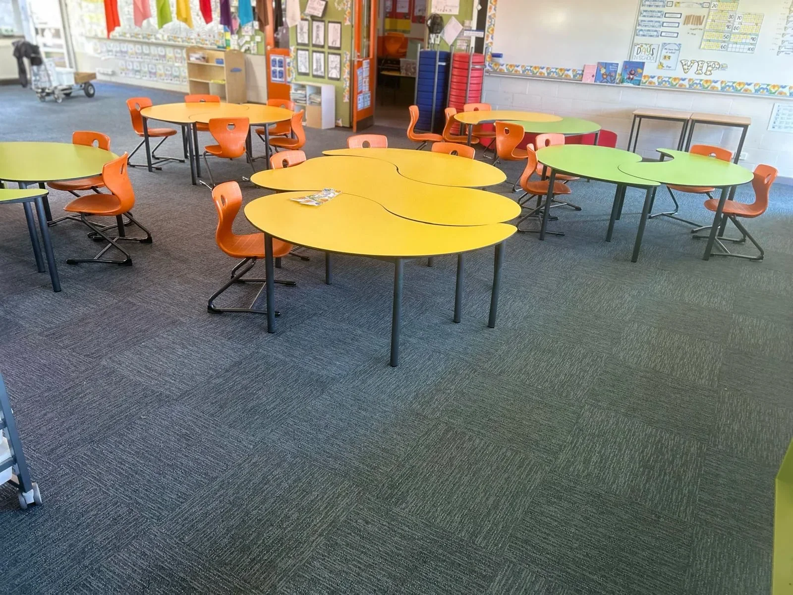 St Dominic's Primary School: Carpet tile, view 2