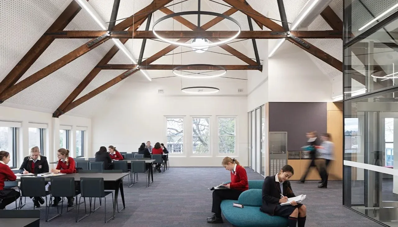 Star of the Sea College, Brighton, VIC: laid commercial floor
